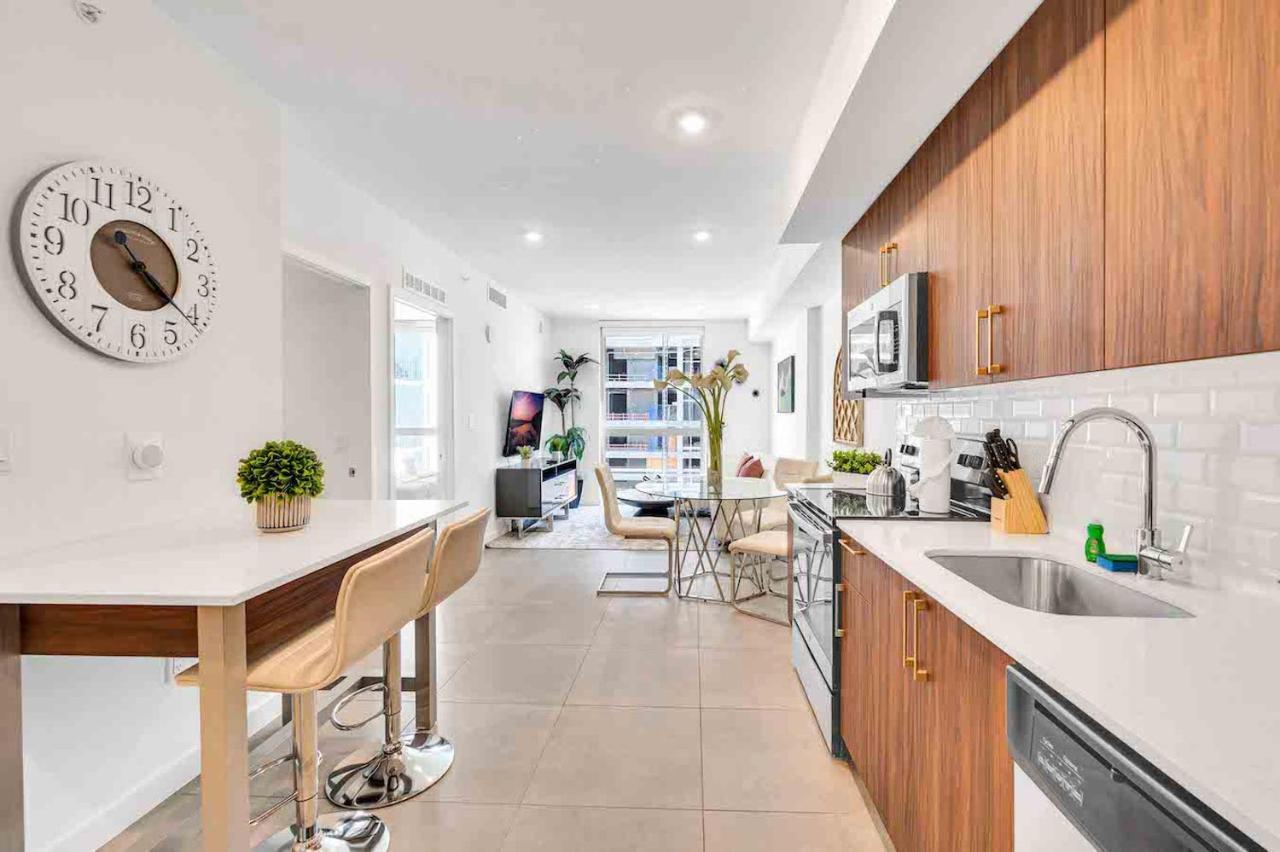 Апартаменты Modern Unit In Downtown Miami With Free Parking Экстерьер фото